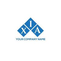 xia lettera logo design su sfondo bianco. xia creative iniziali lettera logo concept. disegno della lettera xia. vettore
