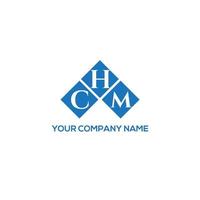 chm lettera logo design su sfondo bianco. chm creative iniziali lettera logo concept. disegno della lettera chm. vettore