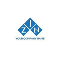 zjn lettera logo design su sfondo bianco. zjn creative iniziali lettera logo concept. disegno della lettera zjn. vettore