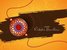felice raksha bandhan festival indiano sfondo culturale decorativo vettore