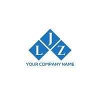 ljz lettera logo design su sfondo bianco. ljz creative iniziali lettera logo concept. disegno della lettera ljz. vettore