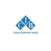 cjb lettera logo design su sfondo bianco. cjb creative iniziali lettera logo concept. disegno della lettera cjb. vettore