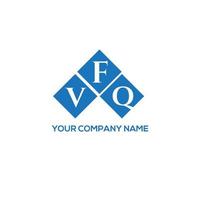 vfq lettera logo design su sfondo bianco. vfq creative iniziali lettera logo concept. disegno della lettera vfq. vettore