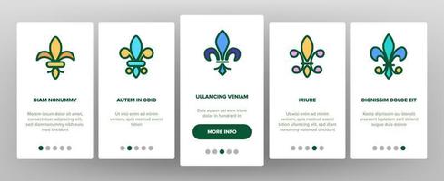 fleur de lys, onboarding del vettore lineare della royalty