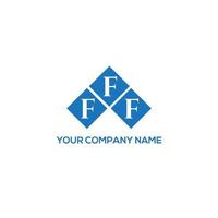 ff lettera logo design su sfondo bianco. fff creative iniziali lettera logo concept. disegno della lettera fff. vettore