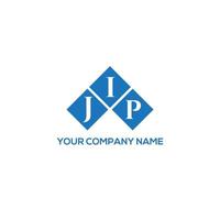 jip creative iniziali lettera logo concept. jip lettera design.jip lettera logo design su sfondo bianco. jip creative iniziali lettera logo concept. disegno della lettera jip. vettore