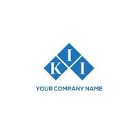 kii lettera logo design su sfondo bianco. kii creative iniziali lettera logo concept. disegno della lettera kii. vettore
