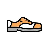 illustrazione del colore del vettore dell'icona del colore del modello di scarpa