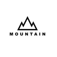 illustrazione vettoriale di montagna logo vettore libero