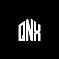 qnx lettera design.qnx lettera logo design su sfondo nero. qnx creative iniziali lettera logo concept. qnx lettera design.qnx lettera logo design su sfondo nero. q vettore