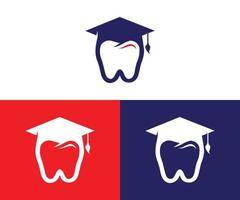 progettazione del logo dentale vettore