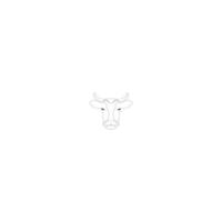 vettore di illustrazione del logo di bufalo