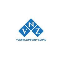vnz lettera logo design su sfondo bianco. vnz creative iniziali lettera logo concept. disegno della lettera vnz. vettore