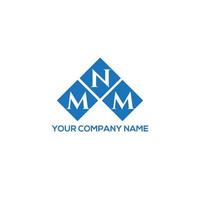 mnm lettera logo design su sfondo bianco. mnm creative iniziali lettera logo concept. disegno della lettera mnm. vettore