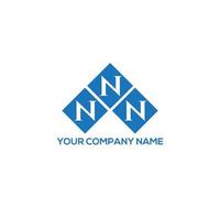nnn lettera logo design su sfondo bianco. nnn creative iniziali lettera logo concept. nnn disegno della lettera. vettore