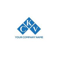 ckv lettera design.ckv lettera logo design su sfondo bianco. ckv creative iniziali lettera logo concept. ckv lettera design.ckv lettera logo design su sfondo bianco. c vettore