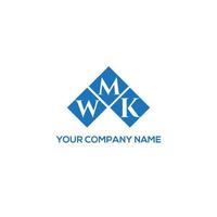 wmk creative iniziali lettera logo concept. wmk lettera design.wmk lettera logo design su sfondo bianco. wmk creative iniziali lettera logo concept. disegno della lettera wmk. vettore