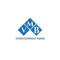 vmb lettera logo design su sfondo bianco. vmb creative iniziali lettera logo concept. disegno della lettera vmb. vettore