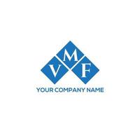 vmf lettera logo design su sfondo bianco. vmf creative iniziali lettera logo concept. disegno della lettera vmf. vettore