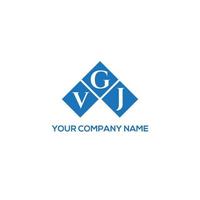 vgj lettera logo design su sfondo bianco. vgj creative iniziali lettera logo concept. disegno della lettera vgj. vettore