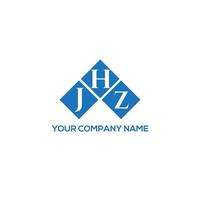 jhz lettera logo design su sfondo bianco. jhz creative iniziali lettera logo concept. disegno della lettera jhz. vettore