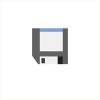 archiviazione dell'illustratore vettoriale su floppy disk