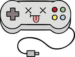 controller di gioco simpatico cartone animato vettore