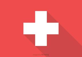 Vettore di bandiera svizzera gratis