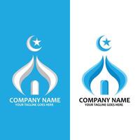 modello icona logo vettoriale per il mese del ramadan kareem