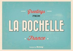 Illustrazione di saluto di Rochelle Francia vettore