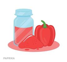 illustrazione vettoriale di paprika