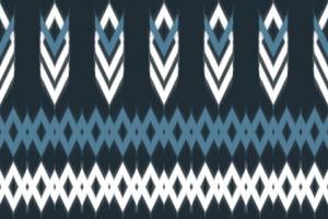 modello etnico azteco tradizionale. modello ikat in tribale. decorazione del bordo. design per sfondo, carta da parati, illustrazione vettoriale, tessile, tessuto, abbigliamento, batik, moquette, ricamo. vettore