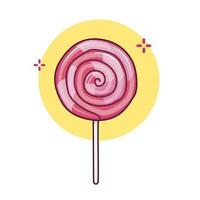 illustrazione grafica vettoriale di caramelle dolci