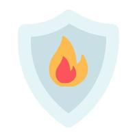 icona del design perfetto per la sicurezza antincendio vettore