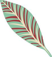 foglia pianta albero colorato disegno illustrazione simbolo vettore