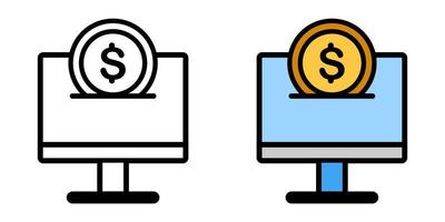 illustrazione grafica vettoriale di dollaro, finanza, icona di denaro