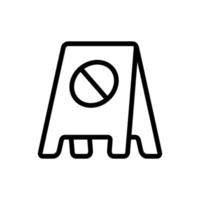 vettore icona pulizia a umido. illustrazione del simbolo del contorno isolato