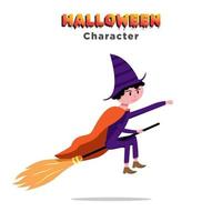 vettore di carattere di halloween. perfetto per libro per bambini, profilo avatar