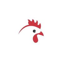 disegno dell'icona del logo di pollo vettore
