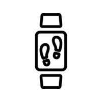 vettore icona smartwatch. illustrazione del simbolo del contorno isolato