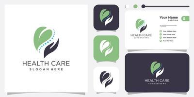 icona del design del logo chirottattico per il vettore premium sanitario