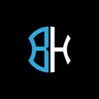 design creativo del logo della lettera bh con grafica vettoriale, design del logo semplice e moderno abc. vettore