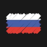 pennello bandiera russia. bandiera nazionale vettore