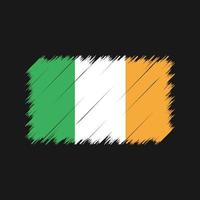 pennellate bandiera irlanda. bandiera nazionale vettore