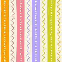 etnico tribale geometrico popolare indiano scandinavo zingaro messicano boho africano ornamento struttura senza cuciture zigzag linea punti strisce verticali colore stampa tessuti sfondo illustrazione vettoriale