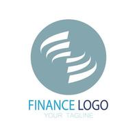 logo di finanza aziendale e marketing illustrazione vettoriale modello icona design logo di contabilità finanziaria con concetto vettoriale moderno