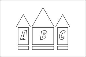 illustrazione grafica vettoriale di un semplice schizzo di casa, perfetta per l'icona della casa