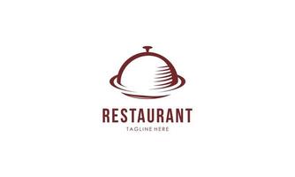 vettore del modello di progettazione del logo del ristorante