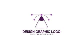 logo dello strumento grafico e studio di web design vettore