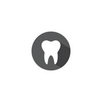 icona del dente. modello di progettazione illustrazione vettoriale. vettore